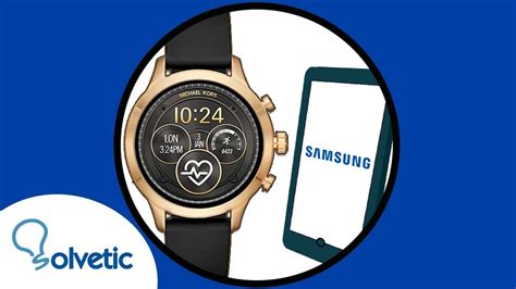 michael kors watches for samsung|⌚ How to CONNECT Michael Kors Smartwatch to Samsung.